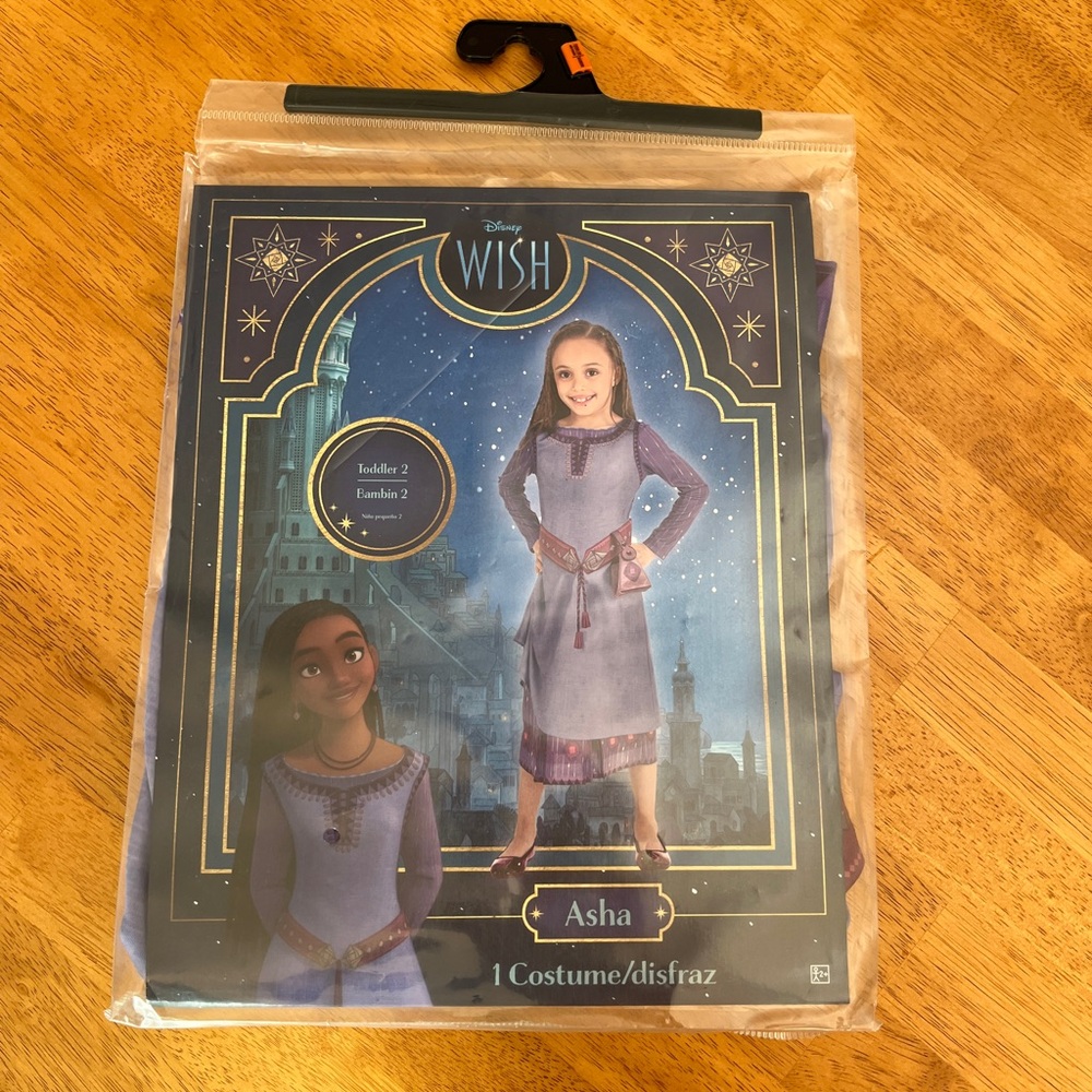 NWT Disney Wish Asha Kids Costume - Size 2